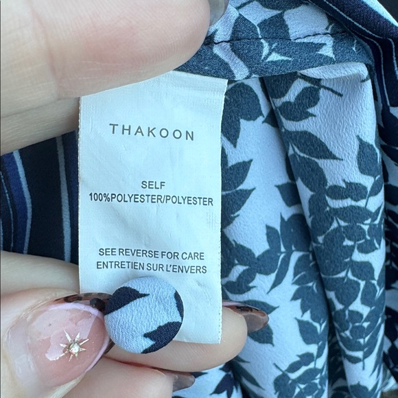 Thakoon blue and white tunic, TRR, size 4 - Picture 6 of 7